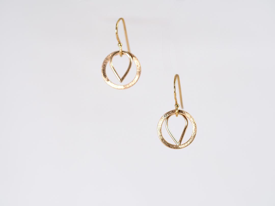Image of Silver and Gold Play Earrings by Barbara Rand