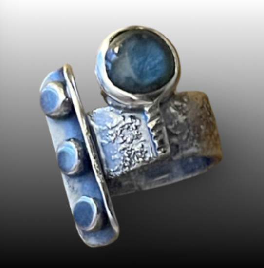 Image of Chunky Labradorite Ring, Size 7 by Pam Sable