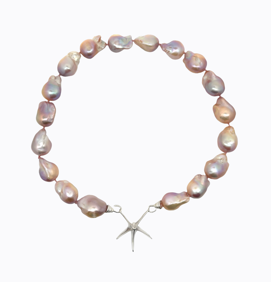 Image 2 for Delicate Misinformed Starfish, Sterling Silver Centerpiece