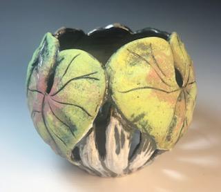Image 1 for Green Leaf Candle Bowl Green Leaf Candle Bowl