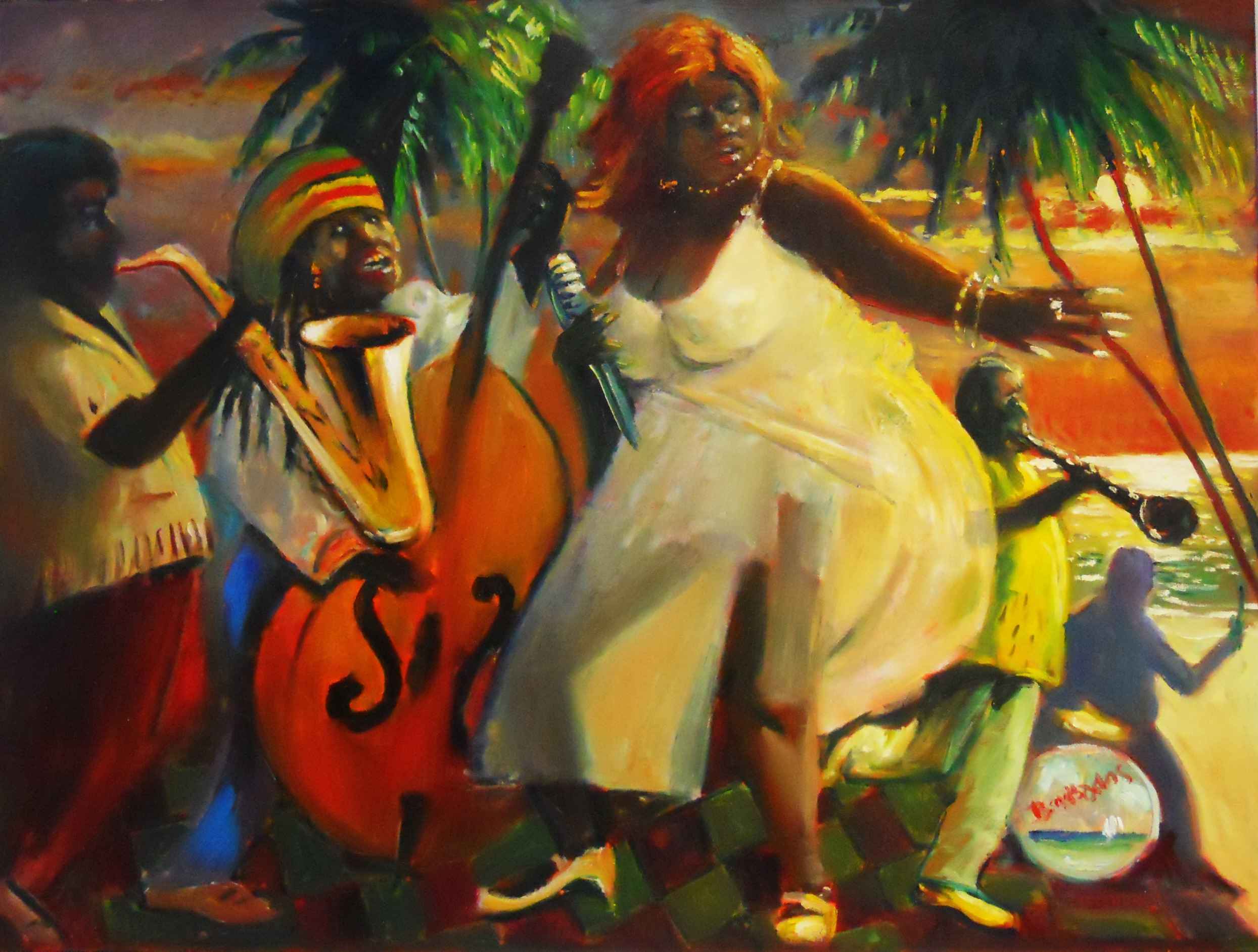 Caribbean Woman Art Caribbean Woman Art
