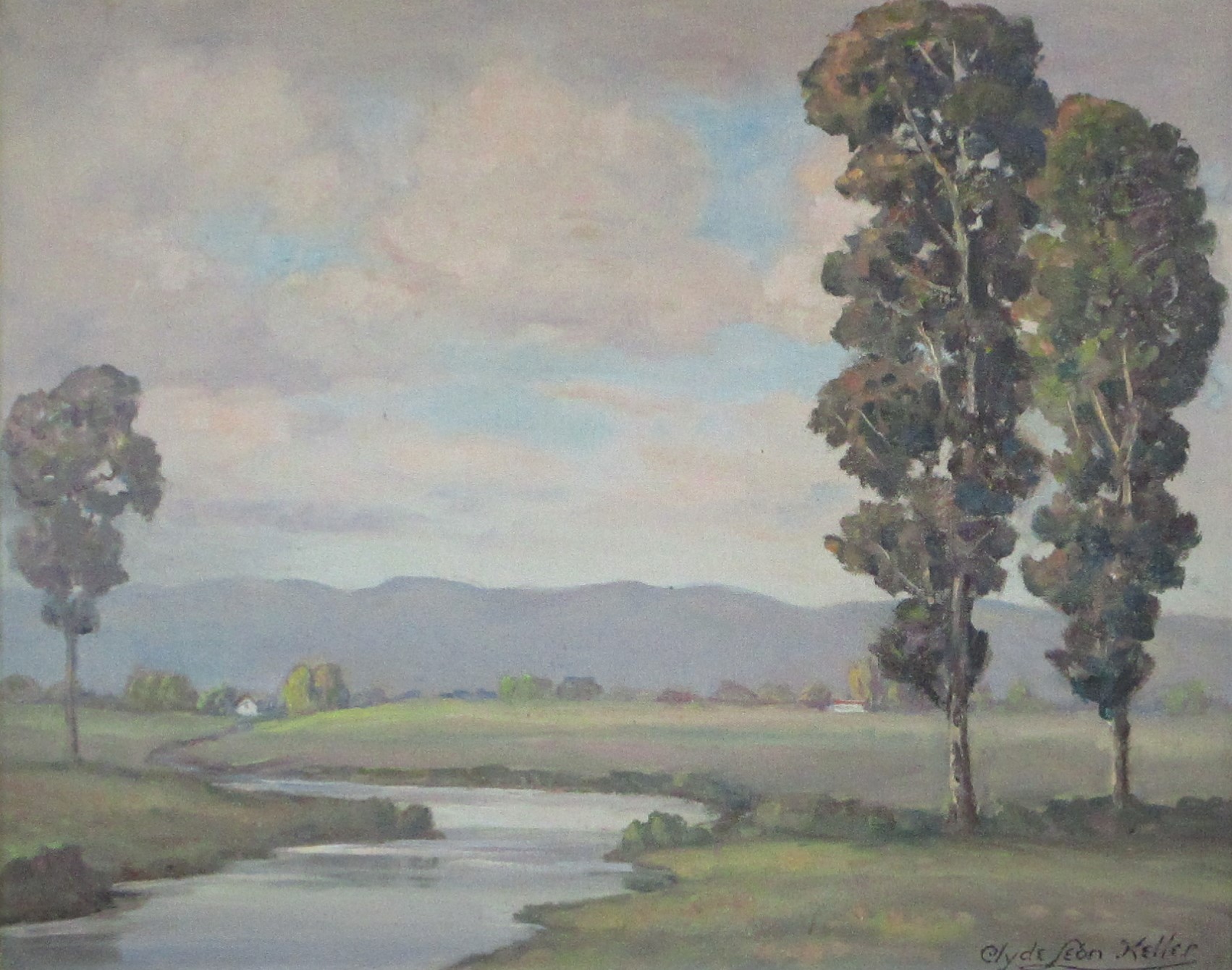 Sauvies Island by Clyde Leon Keller ReSaleArt