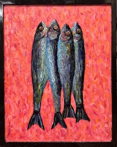 Image of Four Tall Sardines by Joseph Kaftan
