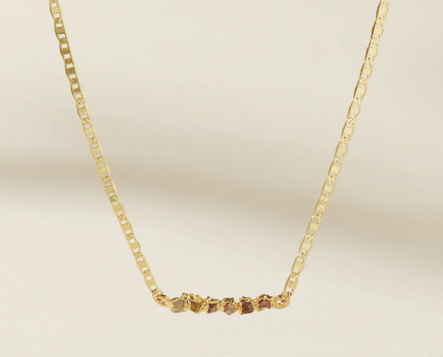 Image of Orange Ombre Necklace by Dani Barbe