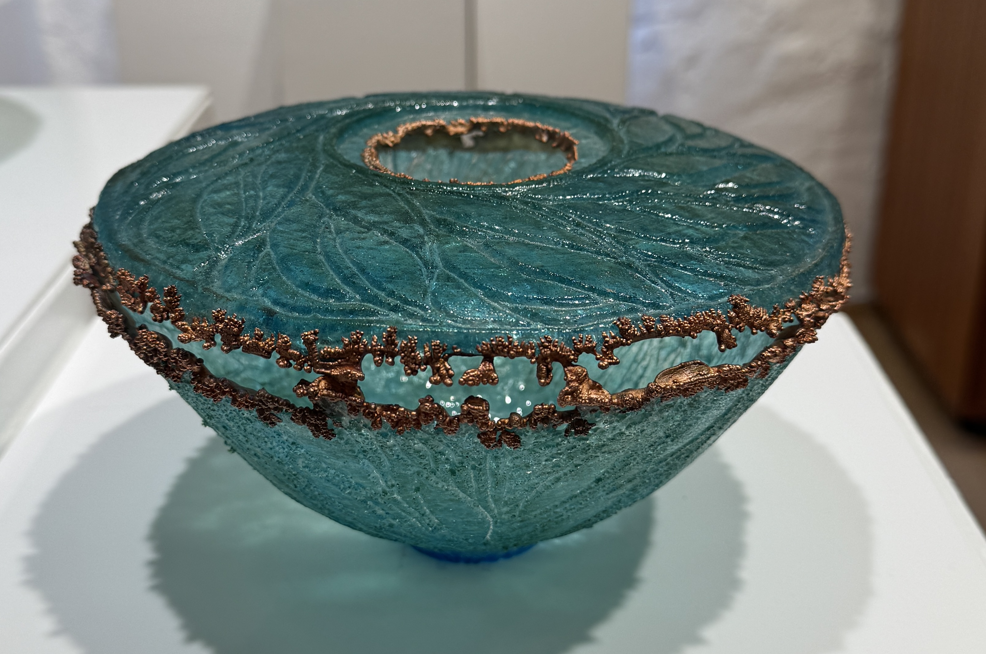 Image for Olive/Turquoise Petite Vessel