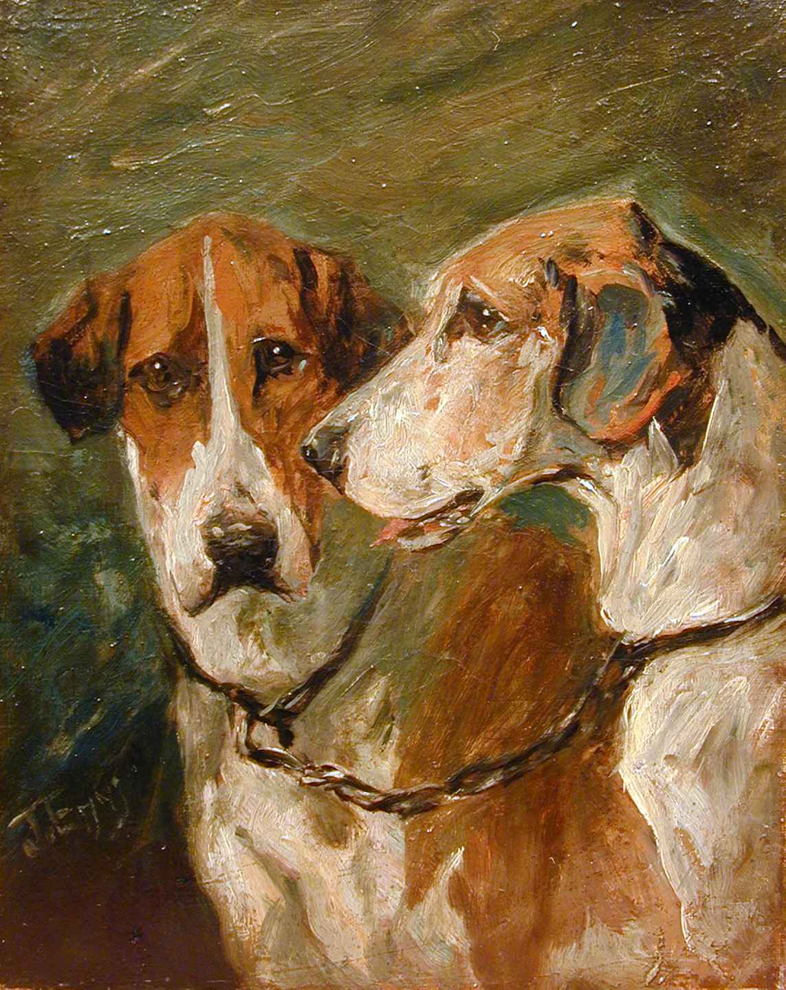 Coupled Hounds by  John Emms - Masterpiece Online