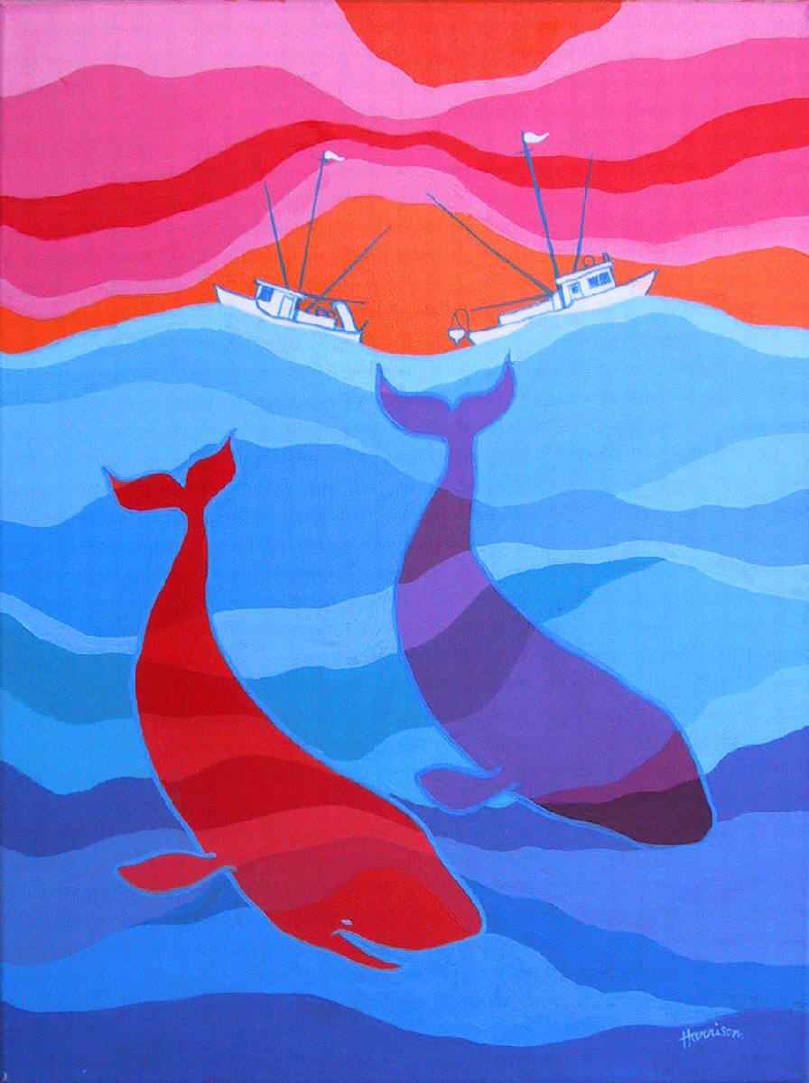 Wind And Whales By Ted Harrison Hambleton Galleries 6603