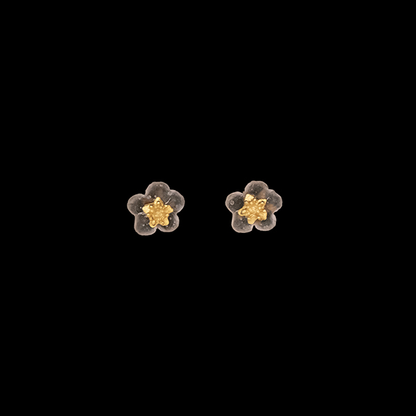 Image of Cherry Blossom Stud Earrings by Michael Michaud