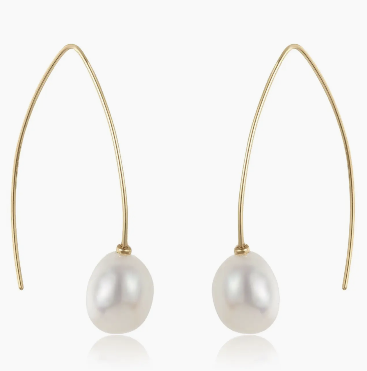 Image of Pearl Loop Earrings by Mabel Chong