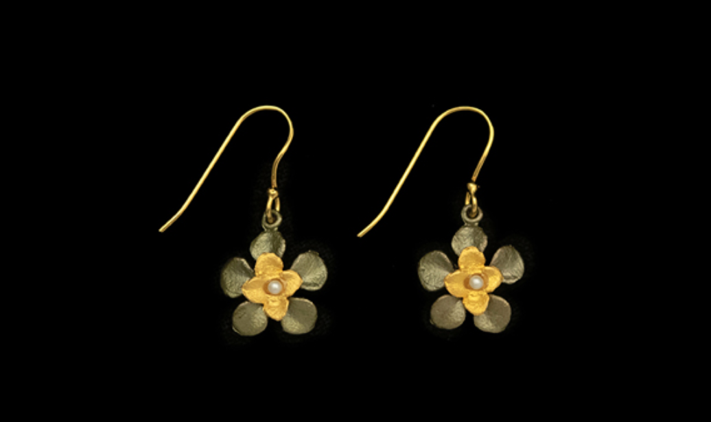 Image of Desert Flower Wire Earrings by Michael Michaud