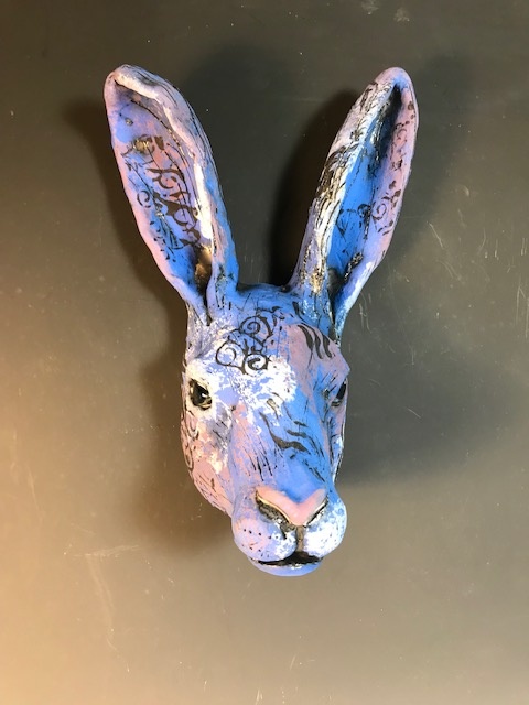 Blue Rabbit Face