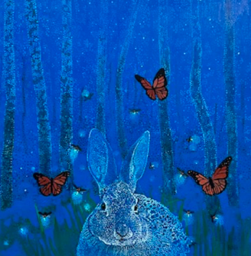 Image of Blue Bunny at Midnight by Miles Bair