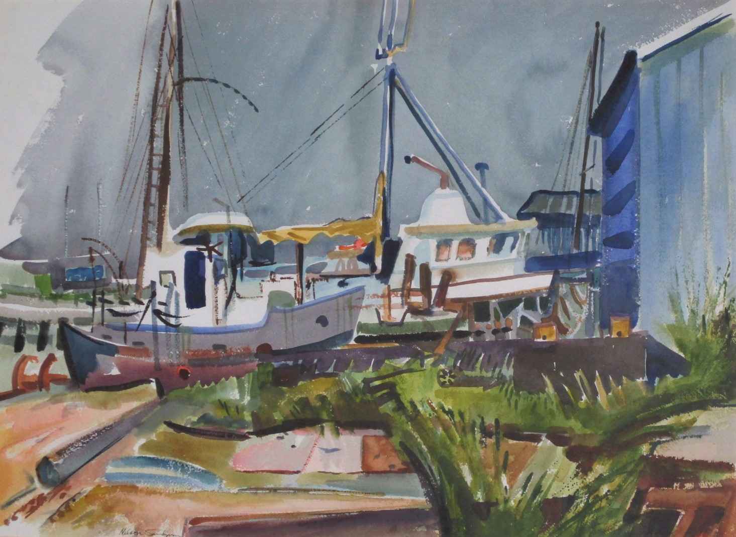 Dry Dock by  Nelson Sandgren - Masterpiece Online