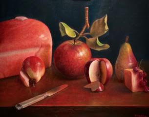 Image of Apples Fruit/Bread by John A. Sayers