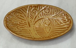Image of Small Oval Tree Heart Dish by Michael & Clayton Macone