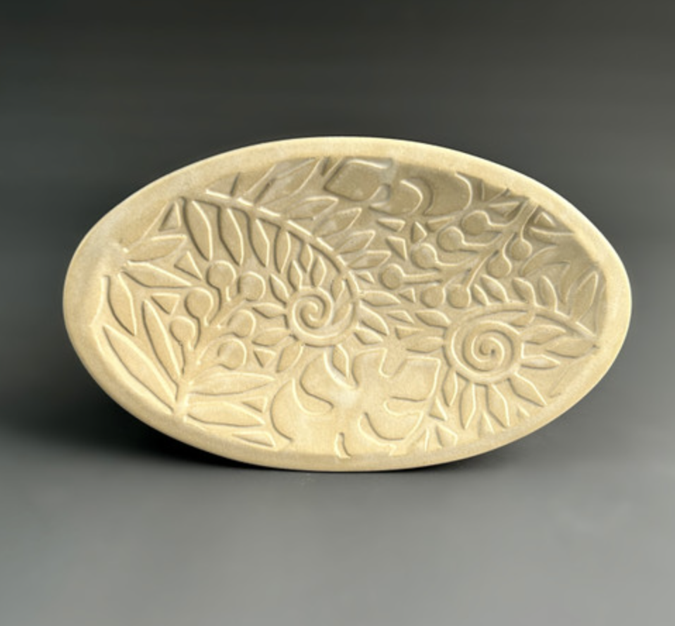 Image of Small Oval Botanical Dish by Michael Macone