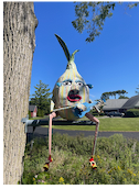Image of Hawonion Playing Blukele by Bill Reid
