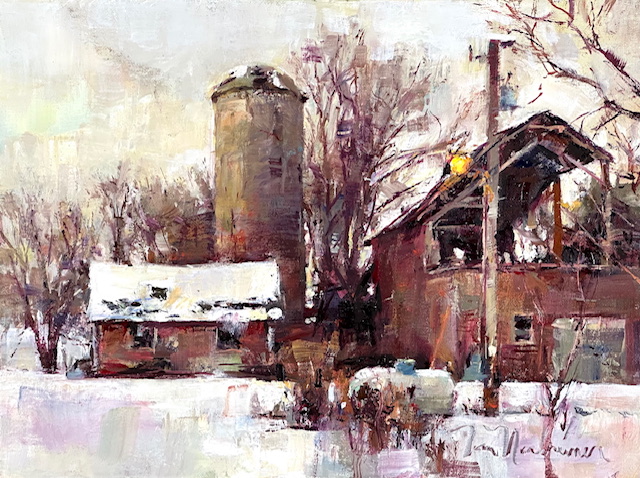 Image of Winter Farm Light by Tom Nachreiner