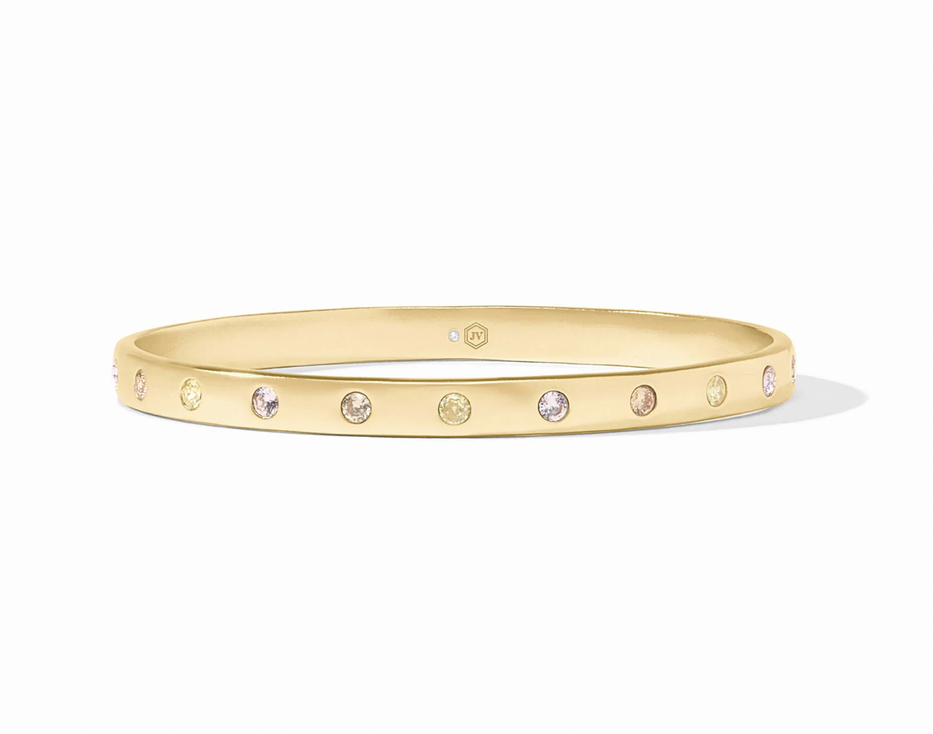 Image of Champagne Radiance Rainbow Bangle - Small by Julie Vos
