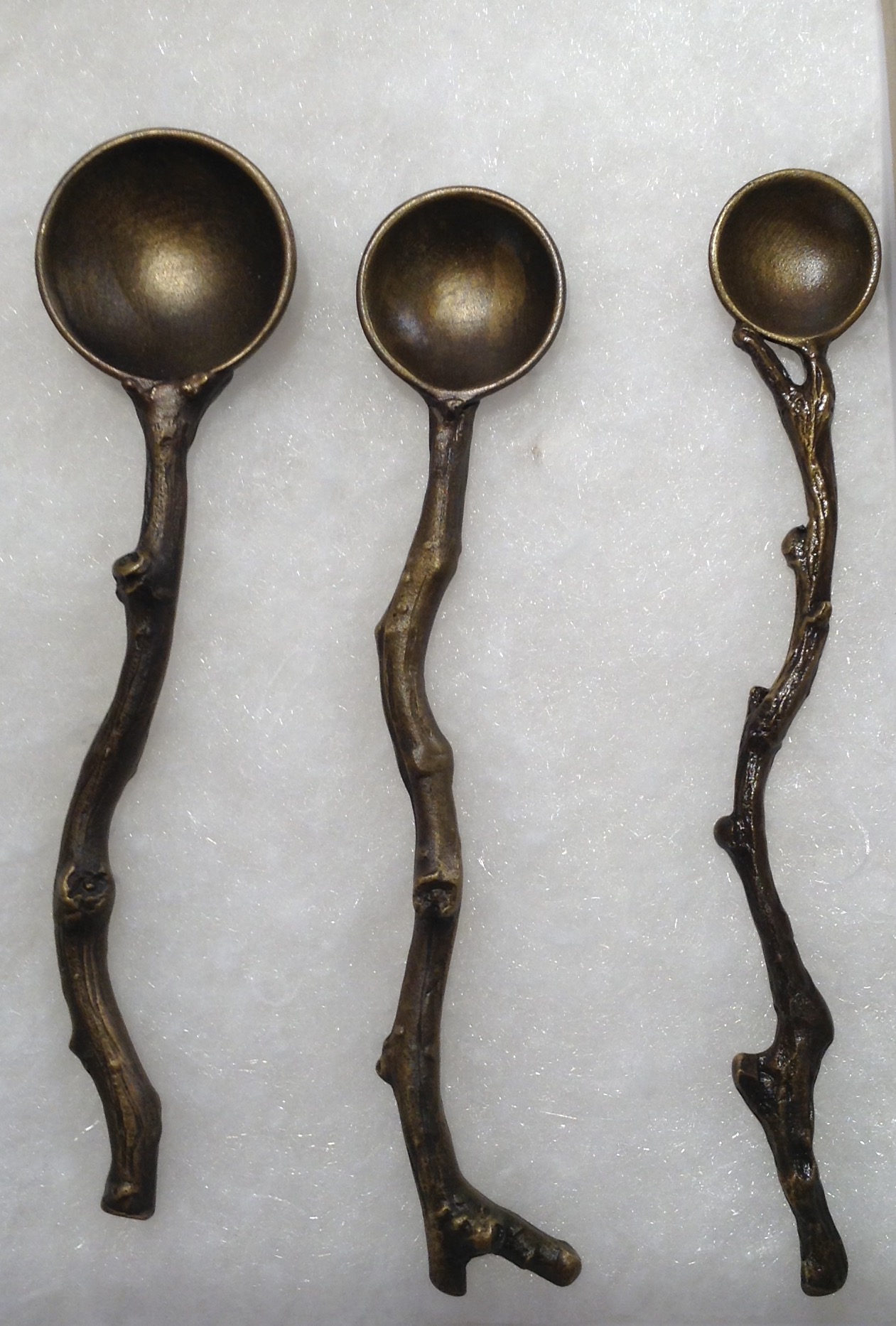 Image 1 for Autumn Birch Nesting Spoon Set Autumn Birch Nesting Spoon Set
