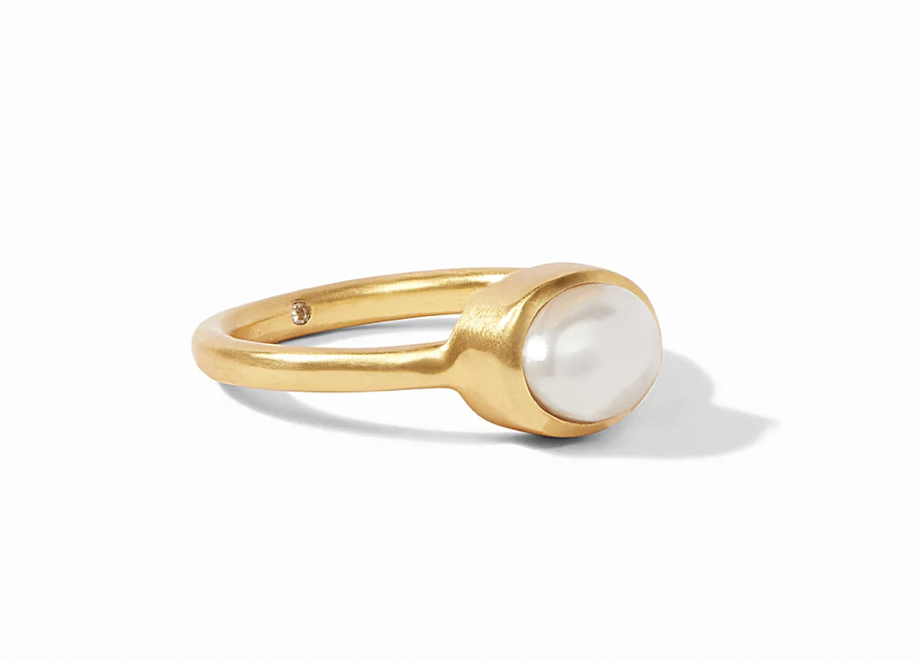Pearl Stack Ring - Size 8