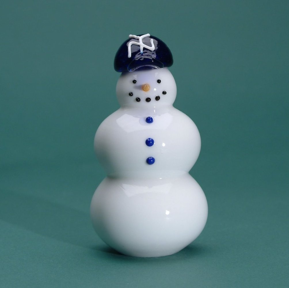 NY Yankee Snowman