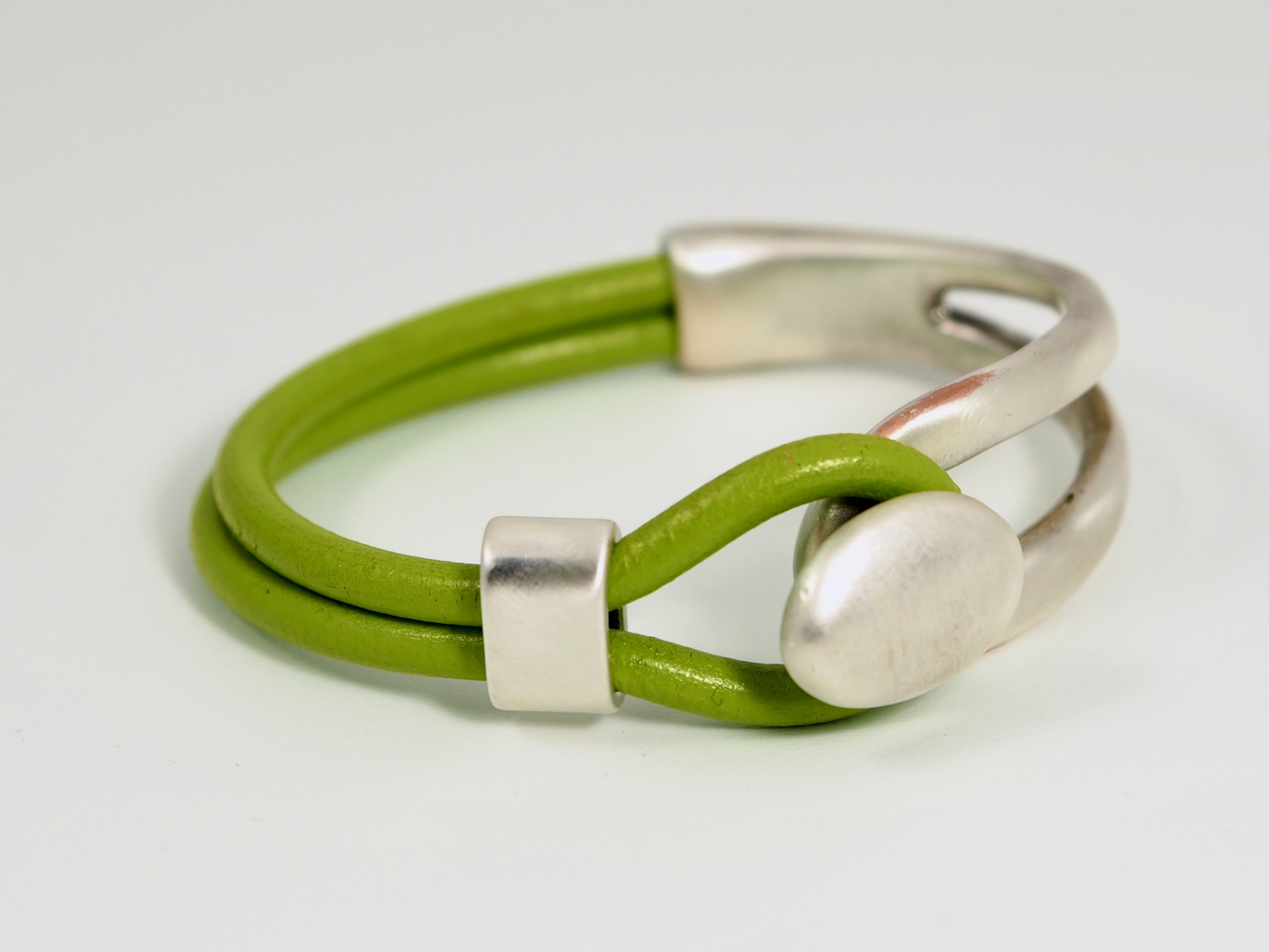 Image of Spring Green Wrap Around Bracelet by Barbara Rand