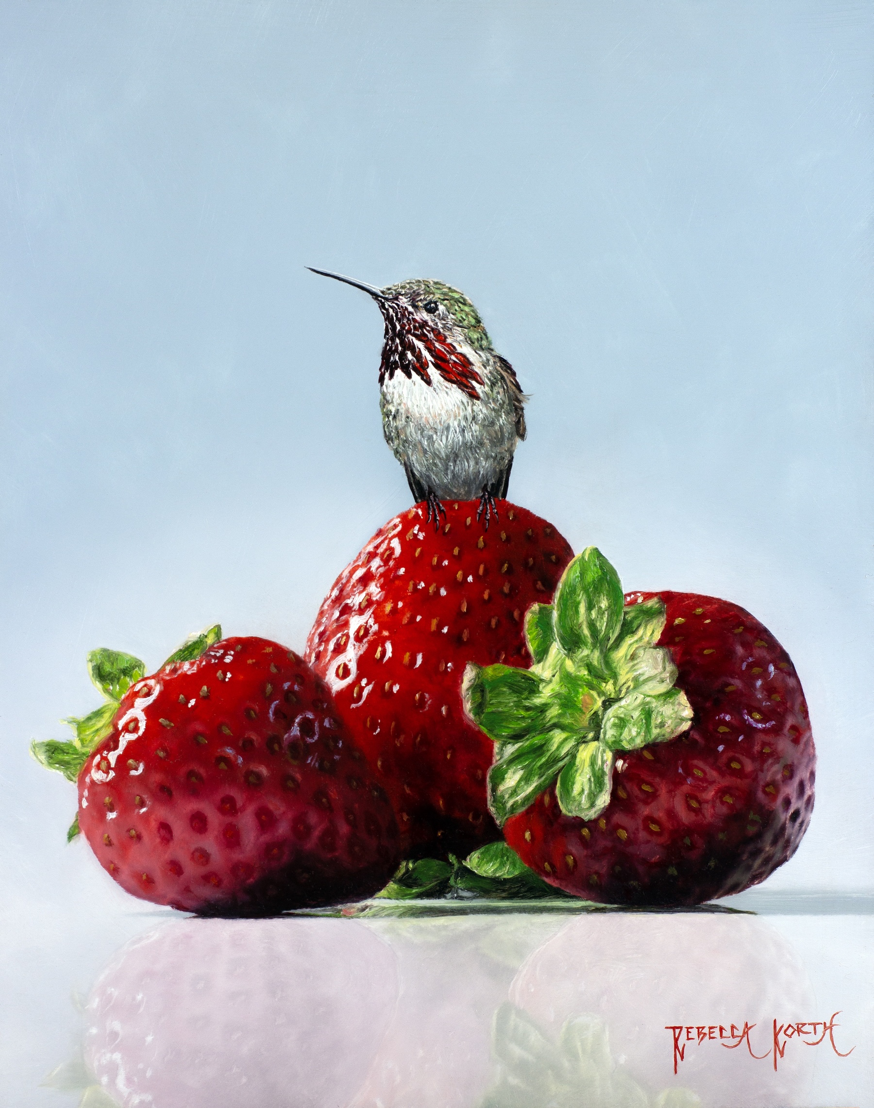 Image of Calliope & Strawberries by Rebecca Korth
