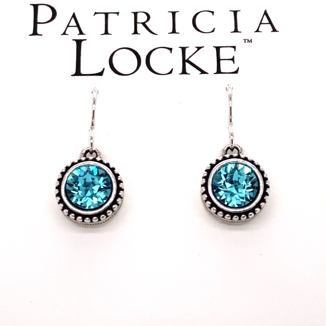 Tag You're It! Earrings in Silver, Light Turquoise