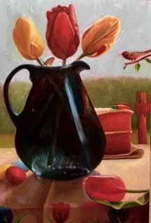 Image of Spring Table Arrangement by John A. Sayers