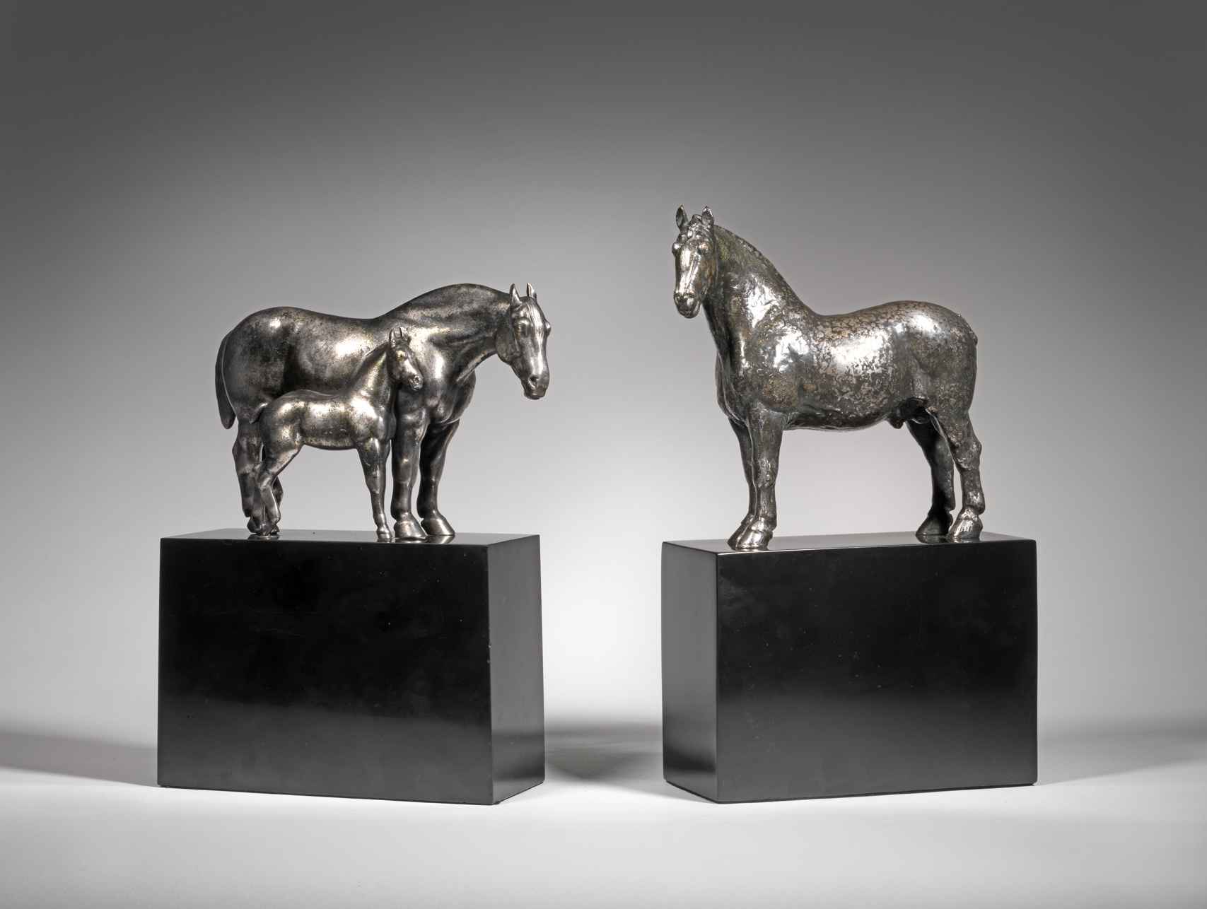 Percheron Stallion, R... by  Herbert Haseltine - Masterpiece Online