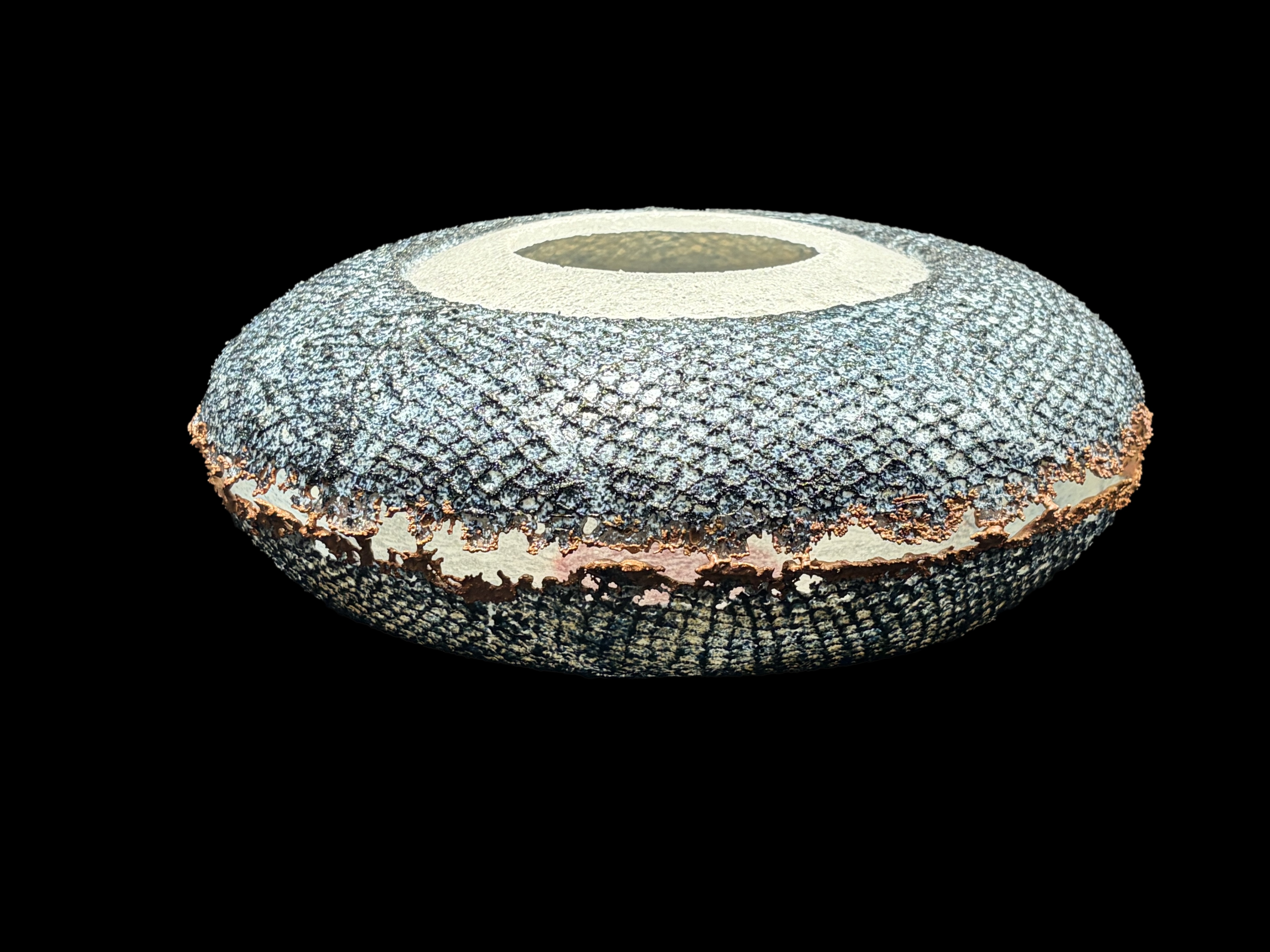 Image of Blue Net Vessel by Deanna Clayton