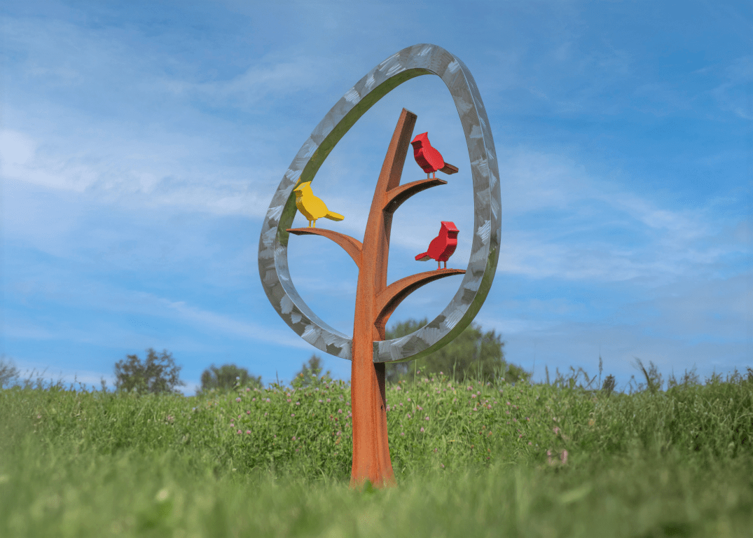 Image of Spring Awakening, 10' tall by Dale Rogers