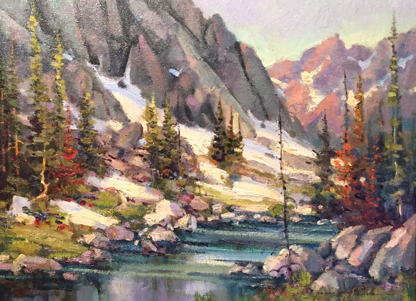 Snow Patches by  Kirk Randle - Masterpiece Online