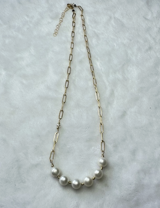 Image of Six Freshwater Pearl Kani Necklace by  Maui Mari