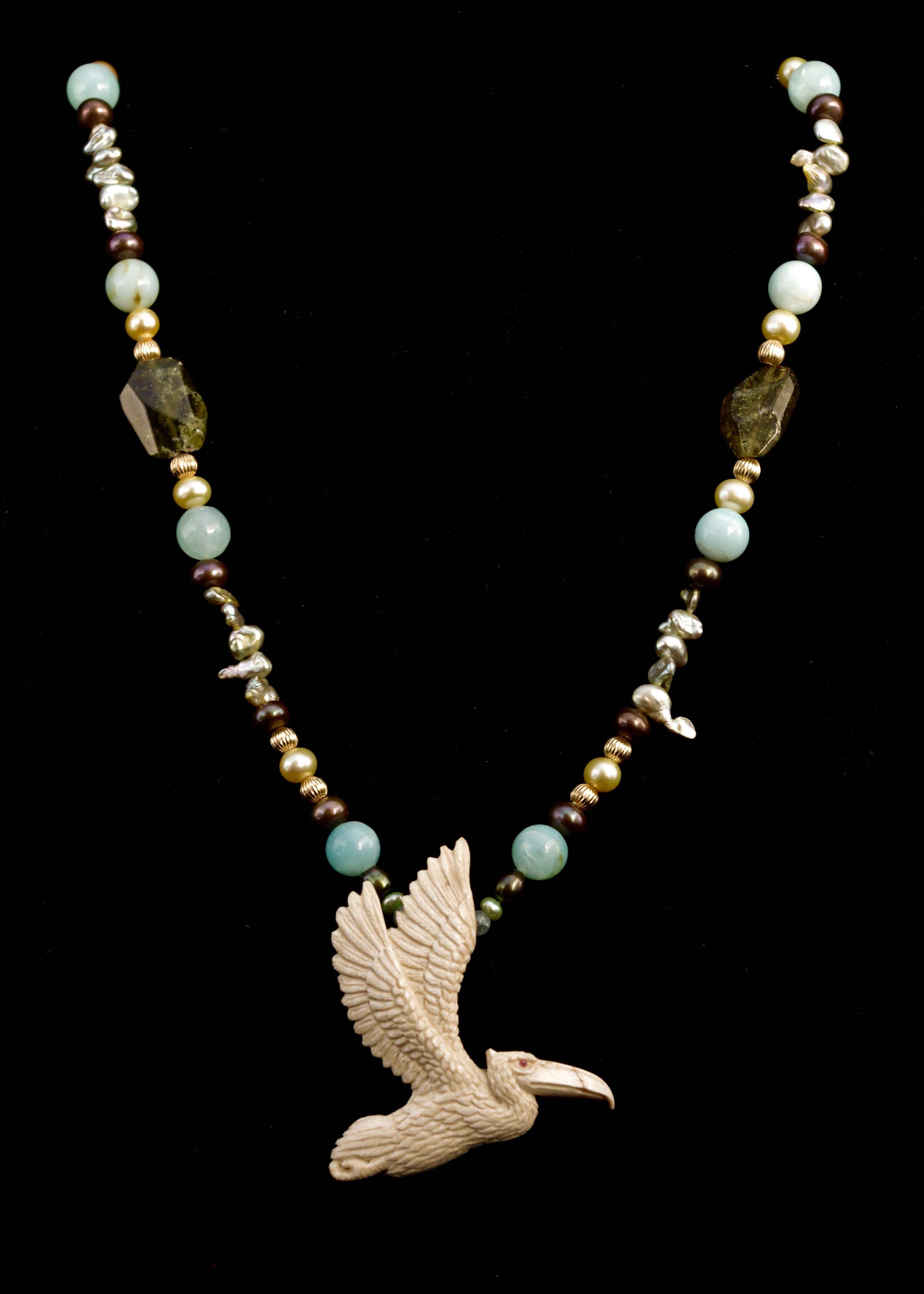 Pelican Necklace by  Susan Tereba - Masterpiece Online