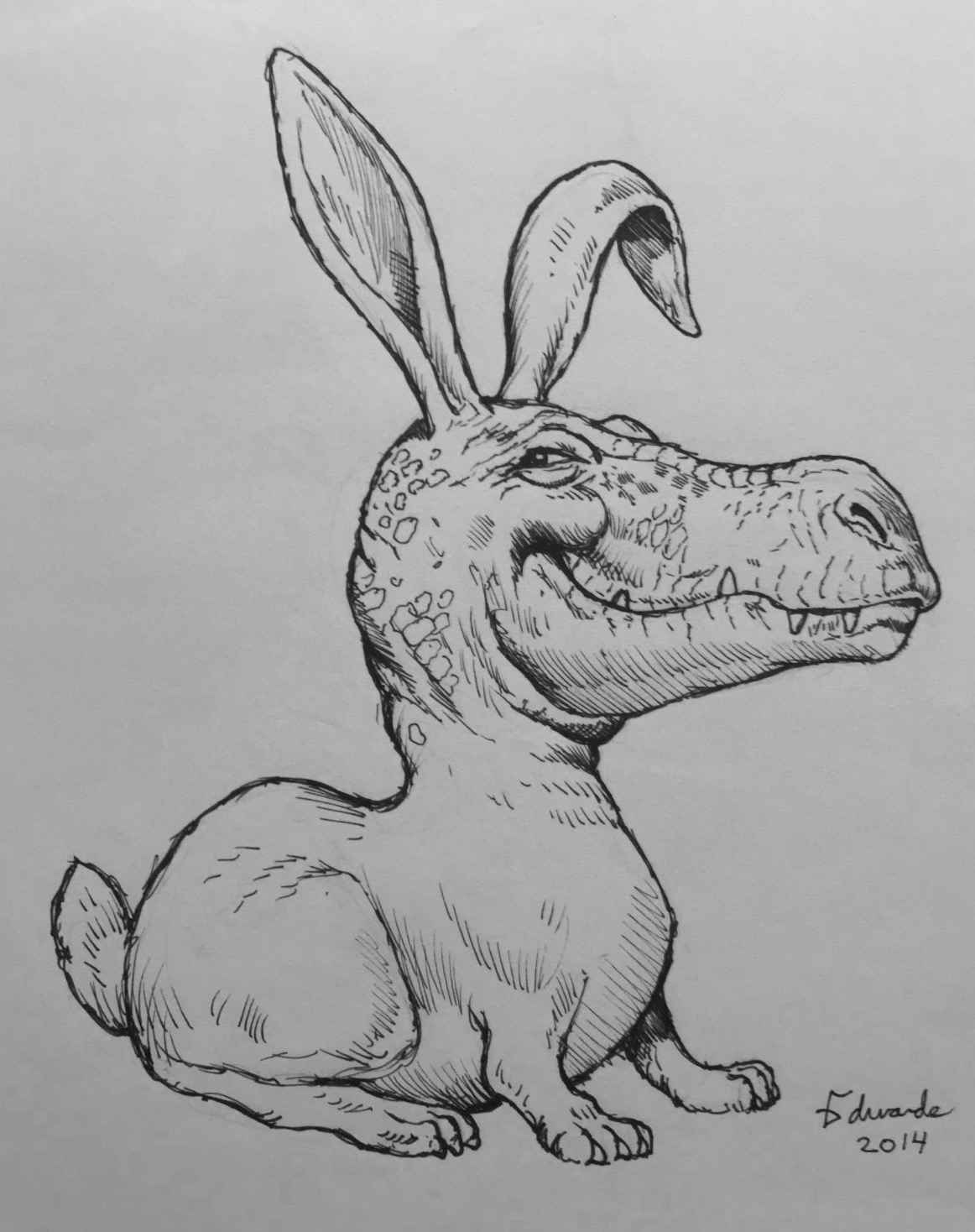 Tyrabbitsaurus Rex by  Wallace Edwards - Masterpiece Online