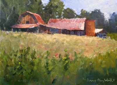 Red Barn Rising by  Jimmy Craig Womble, II - Masterpiece Online