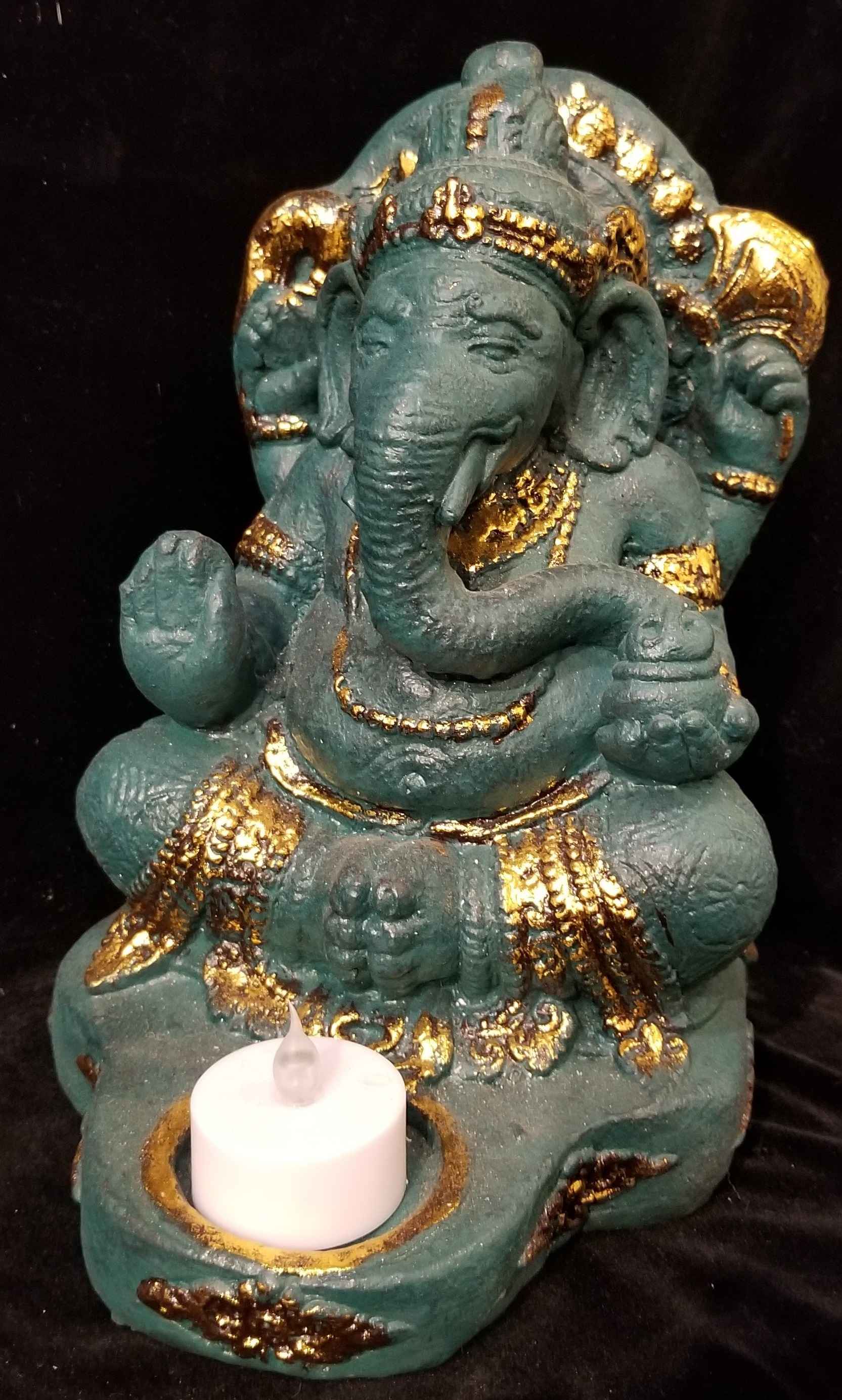Ganesha Candle Holder by  Gallery Pieces - Masterpiece Online