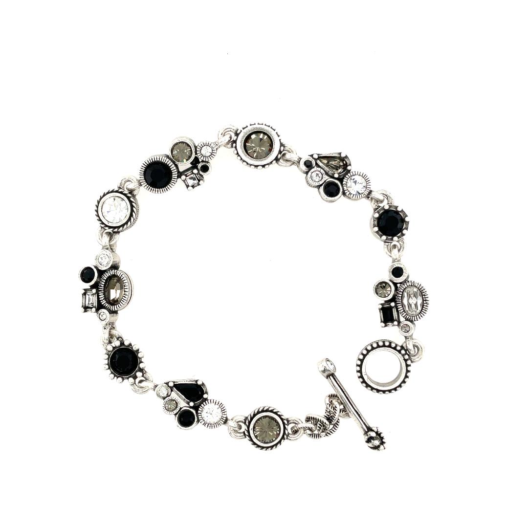 Petite Bracelet in Silver, Black & White
