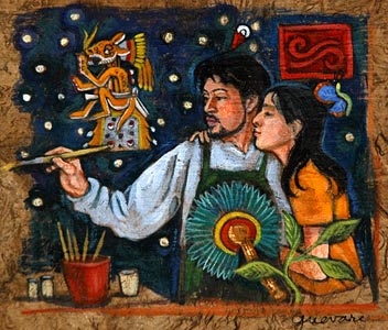 Couple Painting by  Susan Guevara - Masterpiece Online