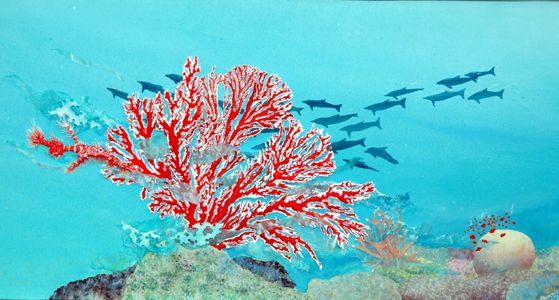 Scarlet Sea Fan by  Robin Brickman - Masterpiece Online
