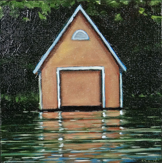 Summer Boathouse by  Susan Oomen - Masterpiece Online