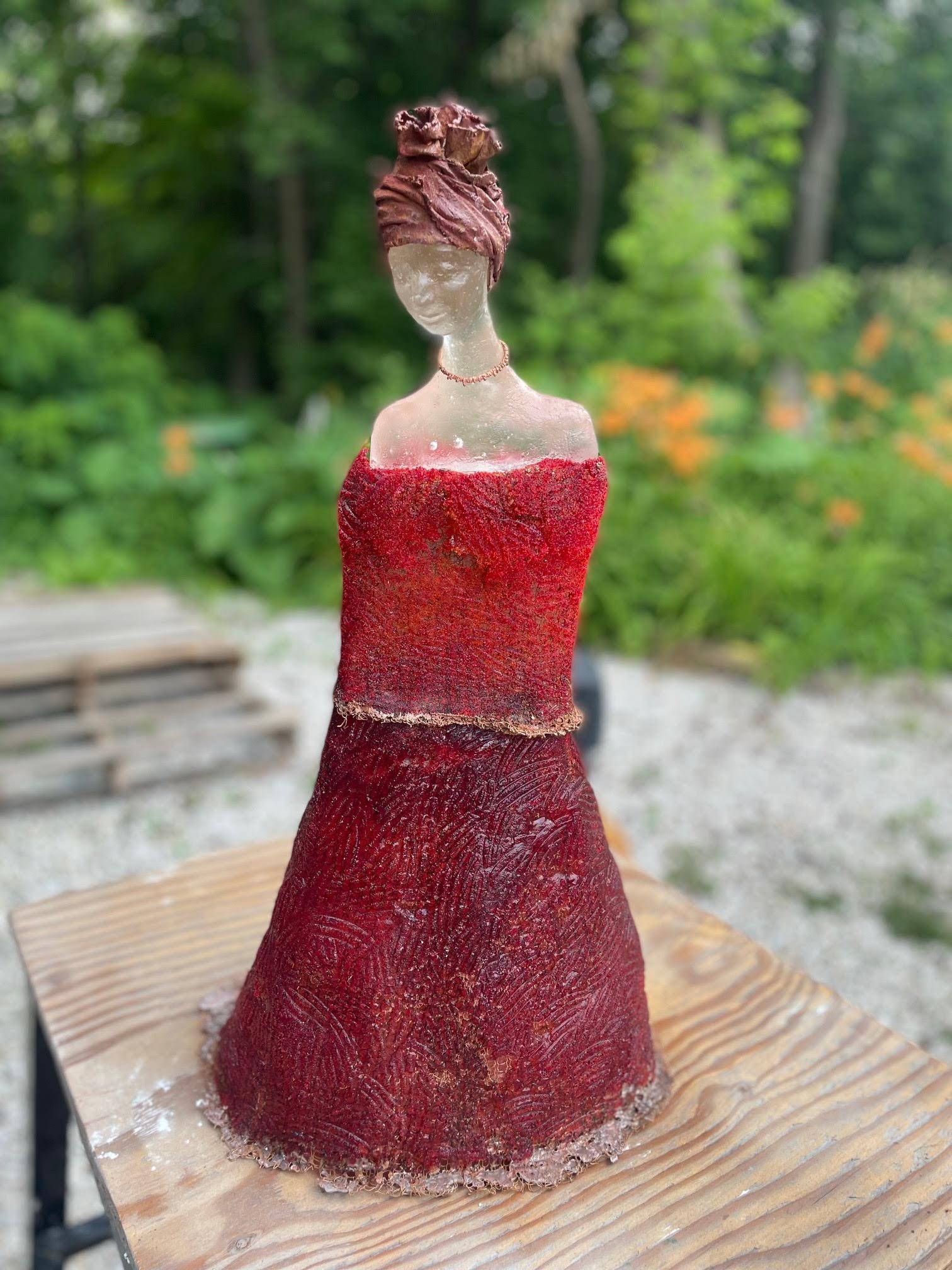 Image of Woman in Red by Deanna Clayton
