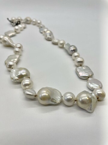 Baroque and Freshwater Pearl Necklace