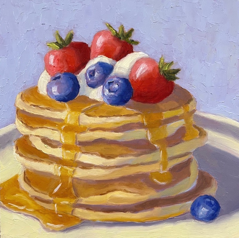 Image of A Stack of Pancakes by Pat Doherty