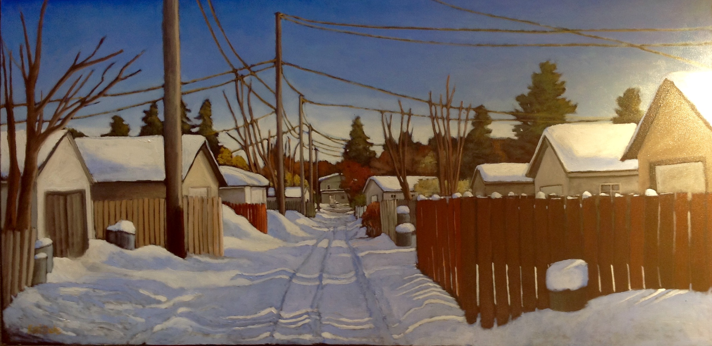 Fresh Snow Alley by  Kari Duke - Masterpiece Online