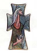 St. Francis Cross by  P. Buckley Moss  - Masterpiece Online