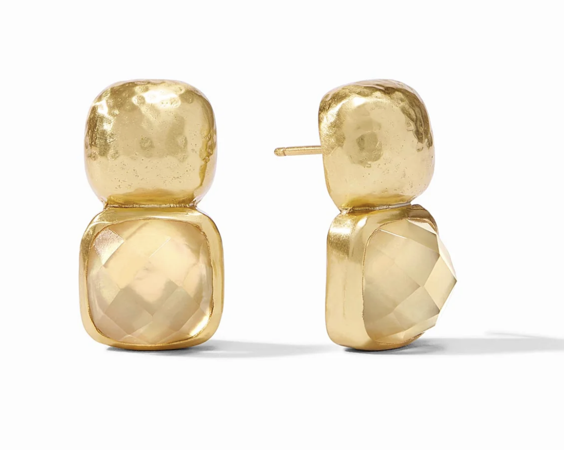 Image of Iridescent Champagne Catalina Earrings by Julie Vos