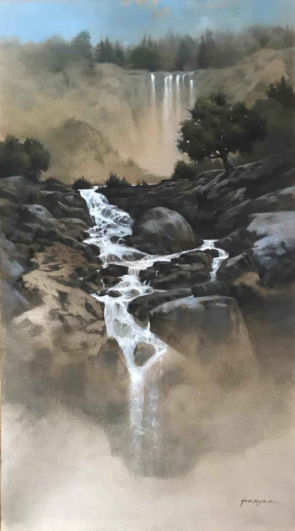 Gold Cascade by  Peter Colby Myer - Masterpiece Online